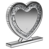 Orleans Furniture - Coaster - Euston Heart Shaped Vanity Mirror Silver - 961528